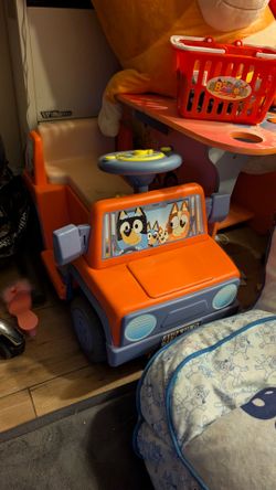 Bluey Ride-On Toy Car for Kids