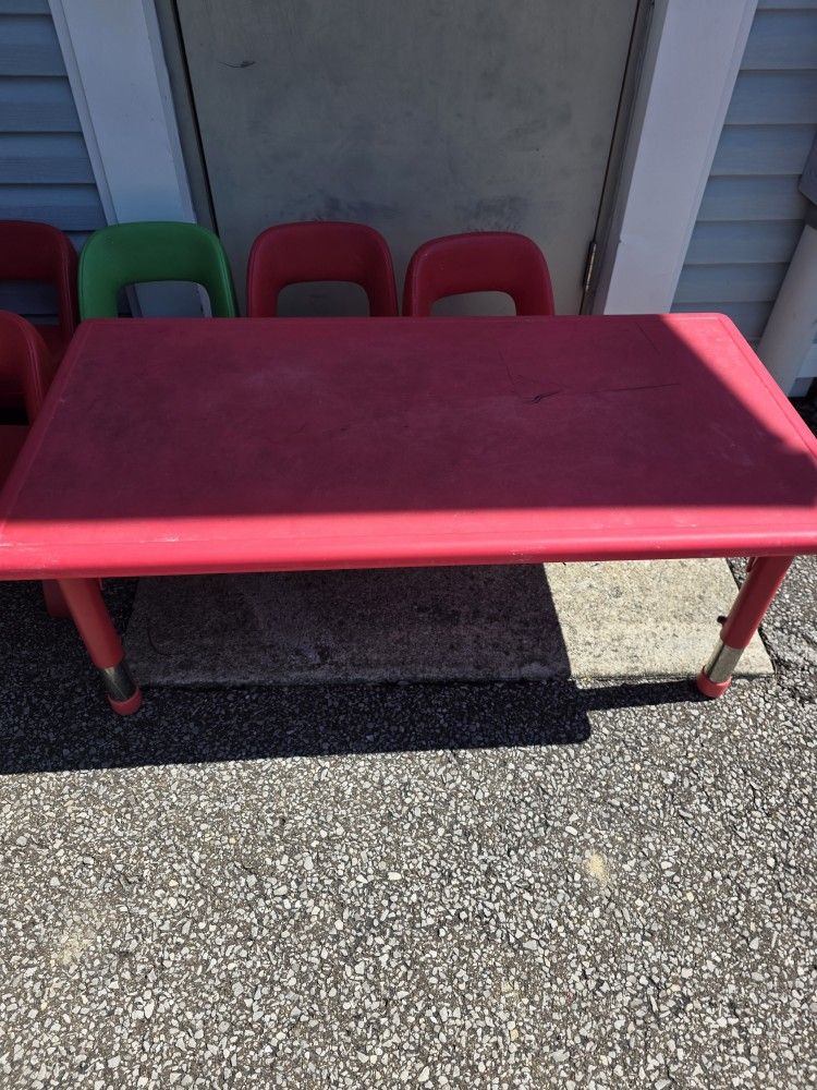 Infant Toddler Chairs/ Toy Chest And Tables