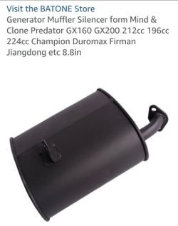Generator muffler