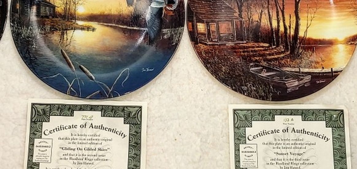 Woodland Wings Collector's Plate Complete Series - Ducks