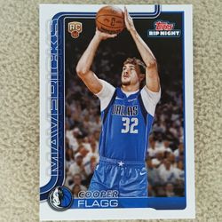 2025-26 Cooper Flagg Topps Flagship Basketball Rookie #BK21 (Topps Rip Night Exclusive)