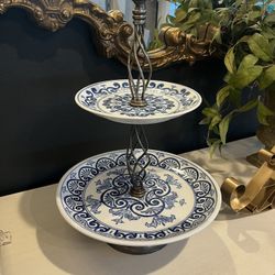 Gorgeous Bombay 2 Tier Stand 