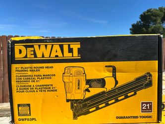 DEWALT DWF83PL 21-Degree Pneumatic Framing Nailer