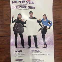 Rock, Paper, Scissors Halloween Costume 