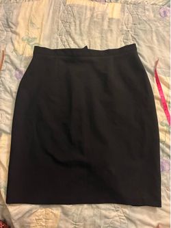 Black Formal Midi Skirt 14