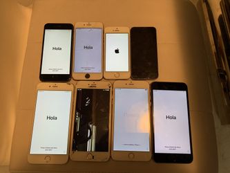 8 iphones Icloud lock for parts