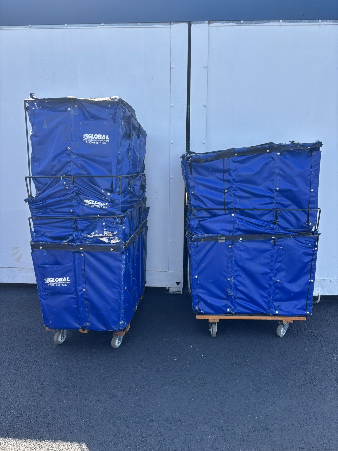Laundry Or Pool Baskets With Wheels