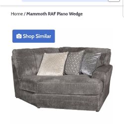 GIANT Couch W/ Chaise,Piano Wedge & Love Seat