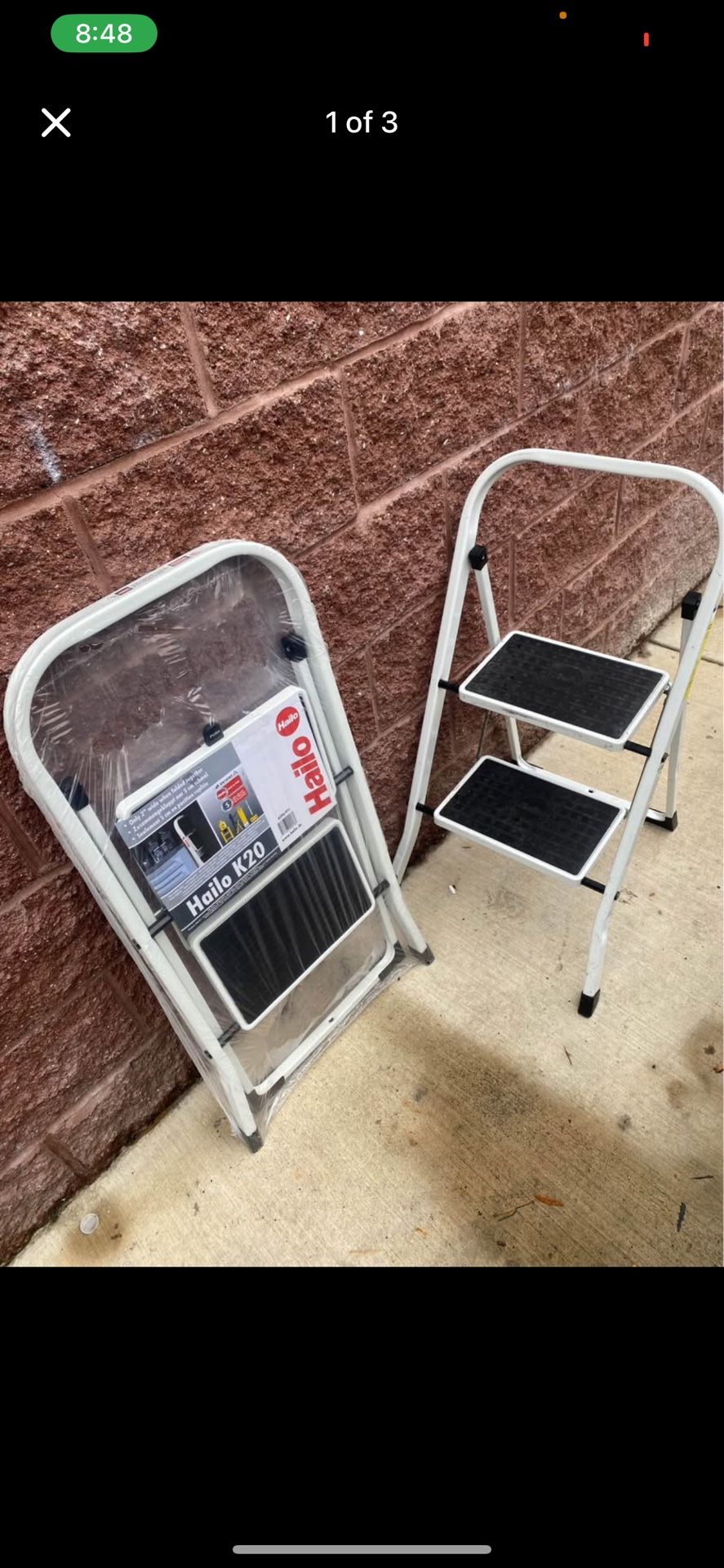 Brand New Hailo K20 Step Ladders