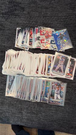 HUGE ROOKIE LOT 2026 BOWMAN BASEBALL , PRIZM NFL RC , REFRACTORS, COLORED CARDS , INSERTS , NBA ROOKIES, ONLY 80 DOLLARS FOR EVERYTHING !!!
