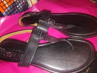 coach sandals sz 6.5