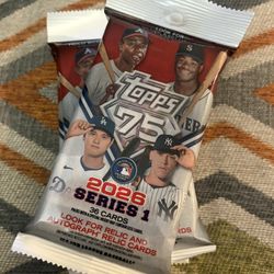 Topps 2026 Topps Series 1 MLB Baseball Fat Pack 