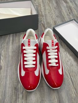 Prada America's Cup sneakers Red