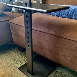 Birdseye Maple Hardwood Adjustable Sofa Chair Table 
