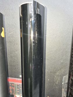 Gloss black vinyl wrap by the yard