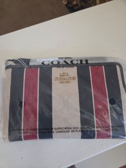 Coach New York Striped Wallet