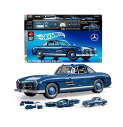 Mattel Brick Shop  Hot Wheels Mercedes-Benz 300 SL Building Toy Kit, 1600 Pieces