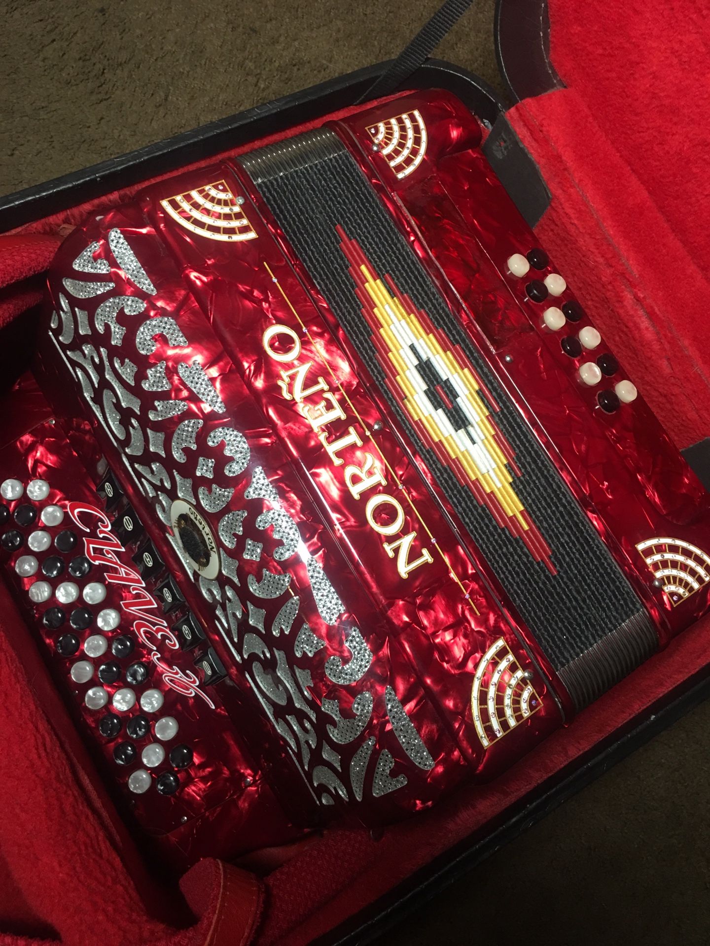 Norteño Gabanelli accordion