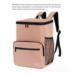 Brand new Cooler Backpack Insulated Leak Proof Beach Backpack Cooler Bag, Cooling Beer Lunch Backpack Cooler for Men Women Picnic Hiking Camping Trave