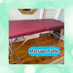 Portable Massage Table w/ Carry Case