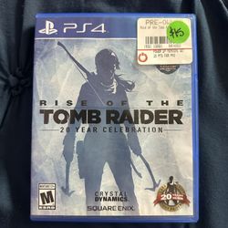 Rise Of The Tomb Raider PS4