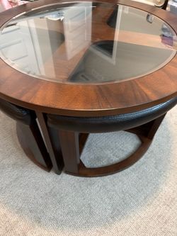 Coffee Table + Chairs