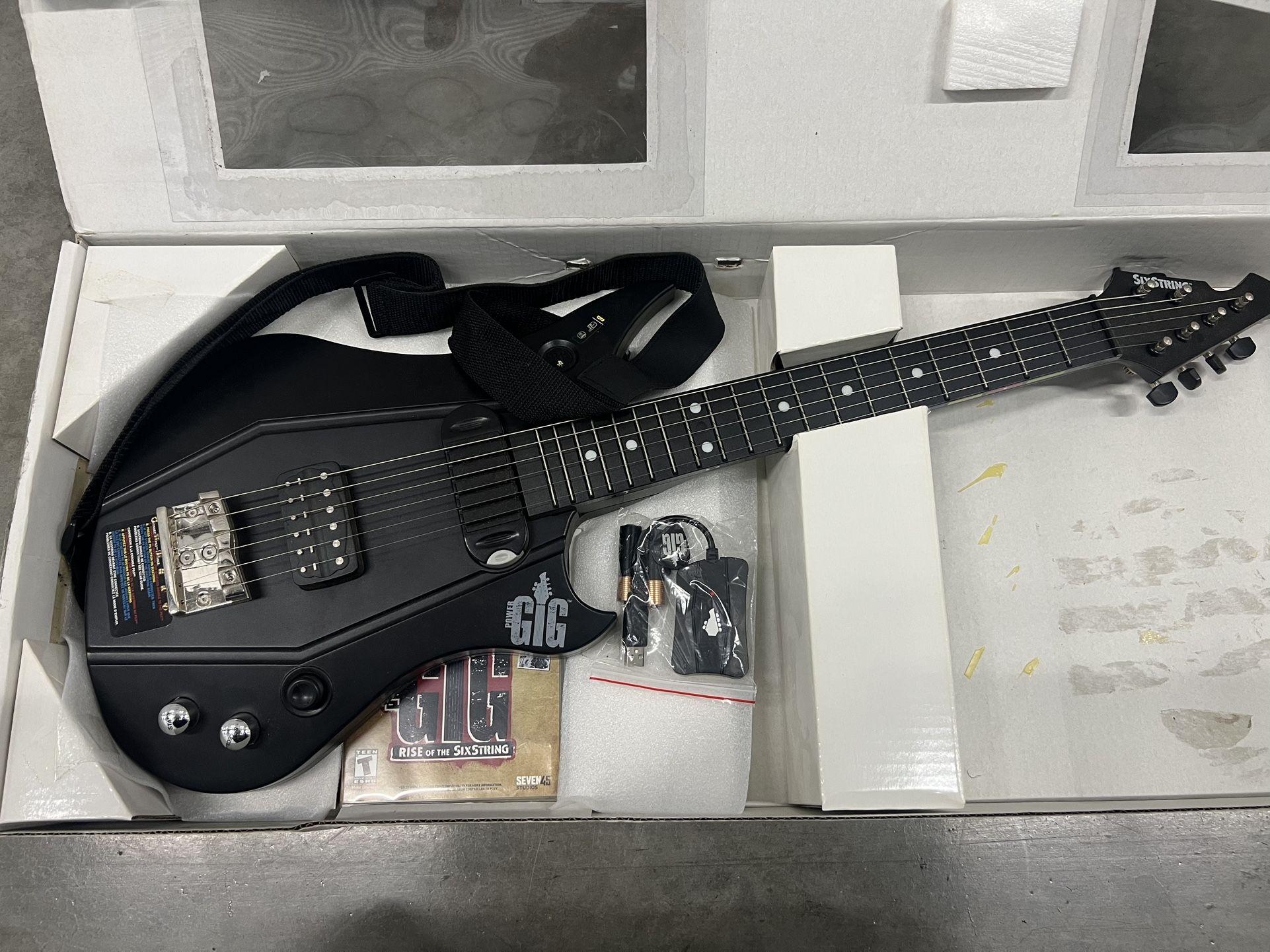 PS3 Guitar With Game 