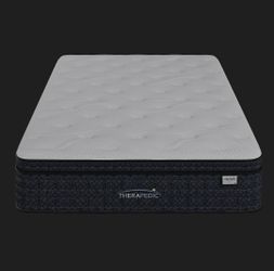 Thermapedic Queen Mattress With Metal Frame
