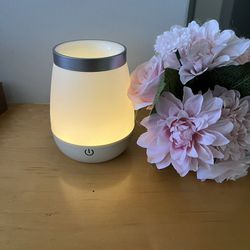 Vase Lamp Table USB Charge Flower Vase
