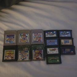 GameBoy, GameBoy Advance, Wii, Wii U and PS5 Games