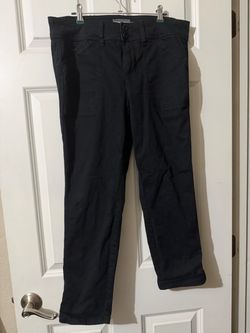 Torrid 10 Black Chino Pants with Button Fly