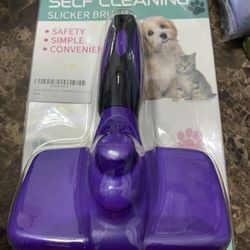 Self Cleaning Slicker Brush For Pets