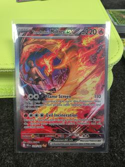 Team Rocket's Moltres 229/182 SIR - Destined Rivals Pokemon TCG