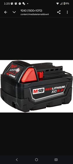 Milwaukee m18 5.0