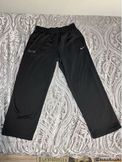 Nike Elite Basketball Therma Fit Training Gym Sweatpants Men’s Large Wide Black
