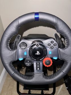 Logitech G29 Steering Wheel With Shifter And Pedals On Stand Playstation 5 Or PC