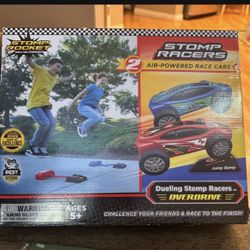 STOMP RACERS AIR POWERED RACE CARS BNIB! 