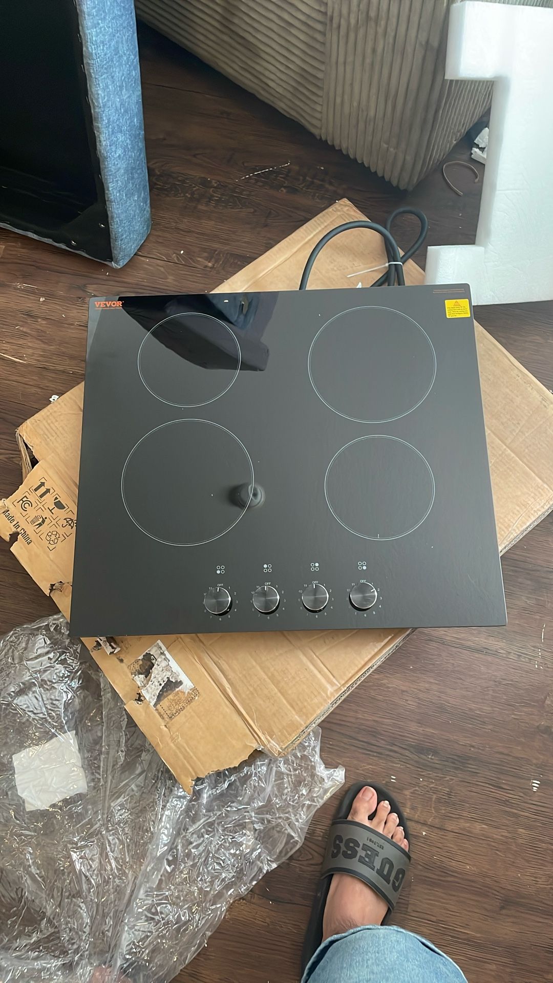 Electric stove top