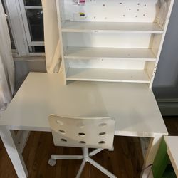 3 IKEA Children’s Desk With 3 Chairs