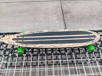 Longboard, New, Awesome Fractal Burned with Epoxy Resin