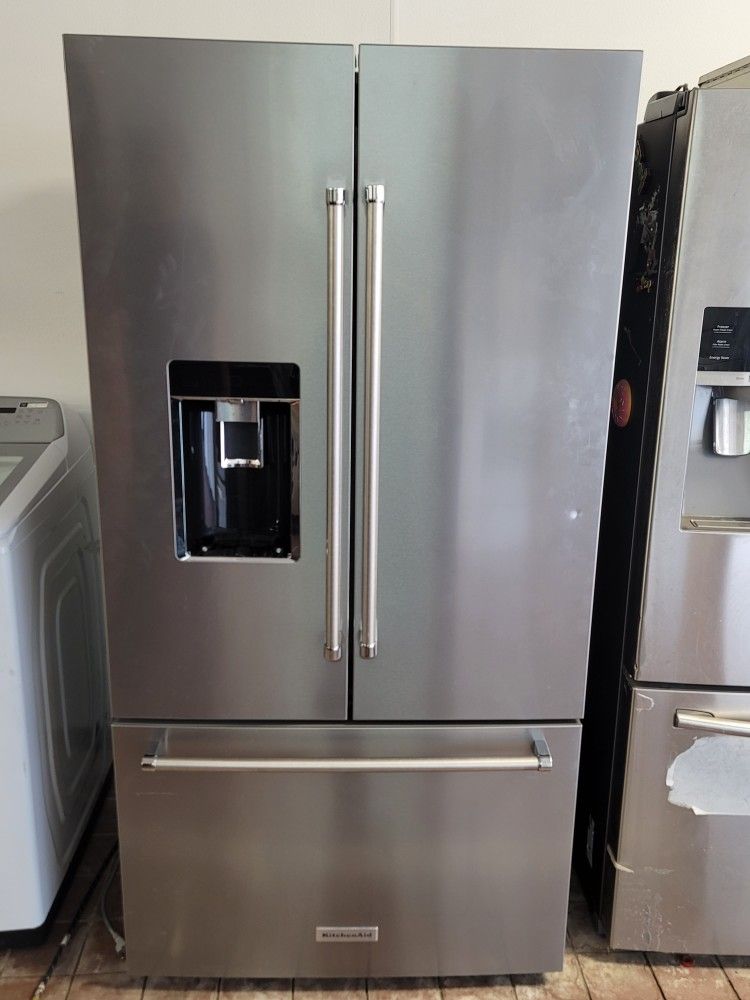 KitchenAid Counter Depth Stainless Steel French Door Refrigerator