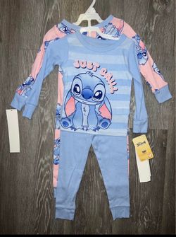 Disney stitch pajama set for girls sizes 3t and 4t