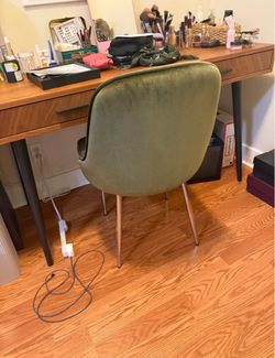 Green Velvet Dining Chair