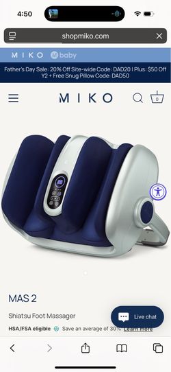 MIKO Shiatsu Leg Massager