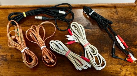 RHC LOW NOISE BALANCED MICROPHONE CABLE NETRIK CONNECTORS & Monster Cable XP High Resolution Speaker Wire 24’ Feet Total Length ( 9’ & 15’ ) & Pair (2