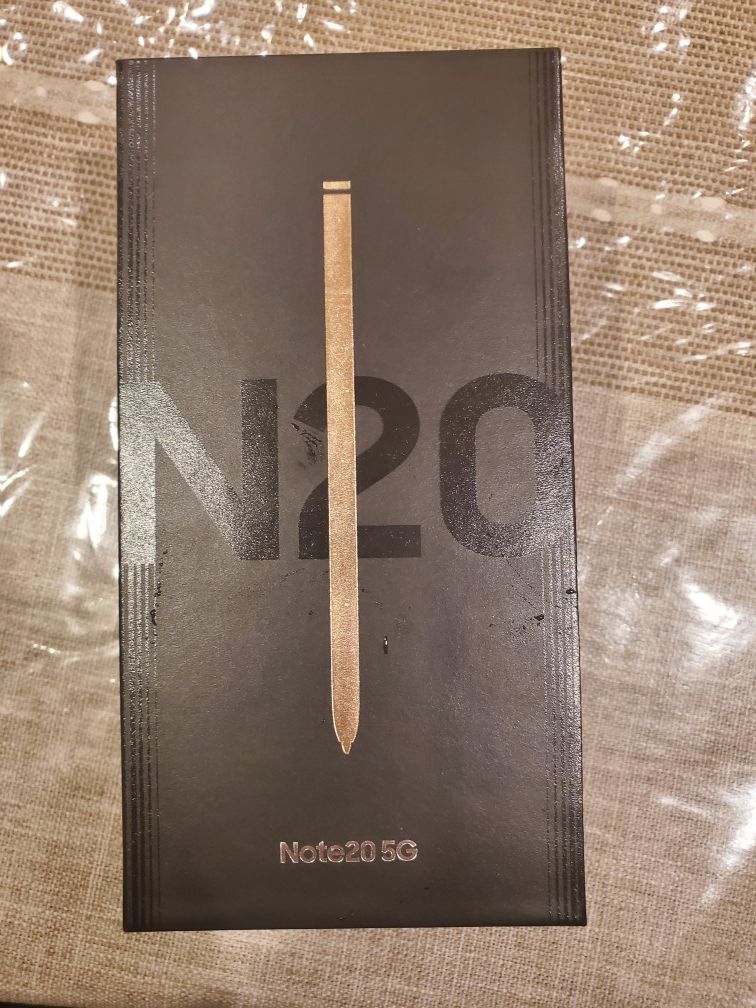 Note 20 unlocked sealed box