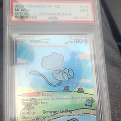 Bubble Mew Pokemon Card Psa 9