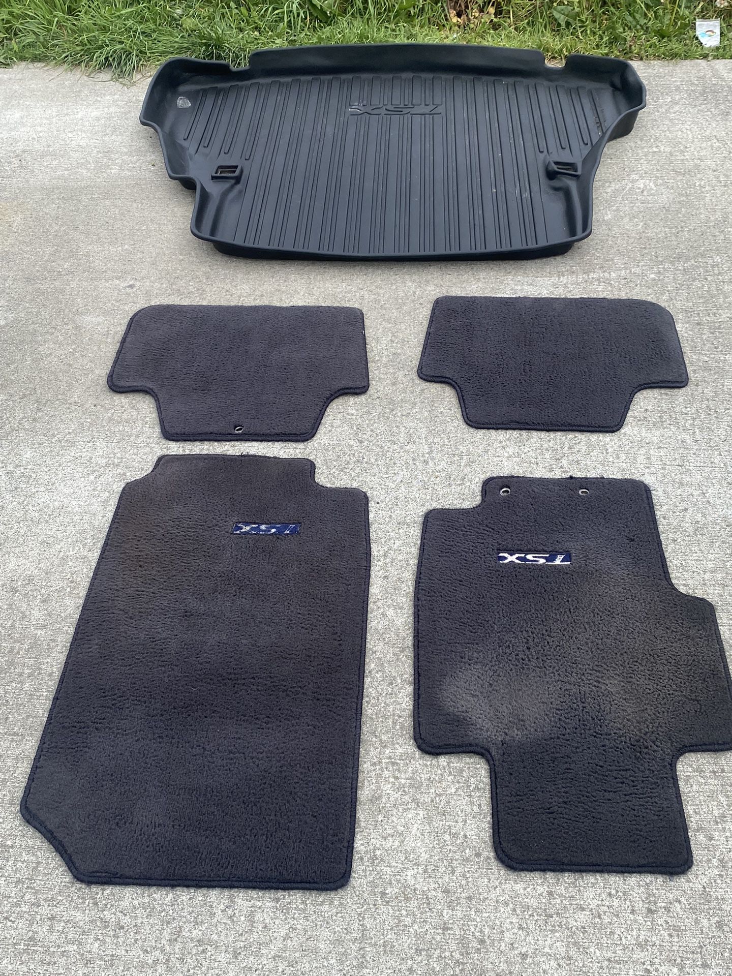 04-08 ACURA TSX OEM FLOOR MAT AND ALL WEATHER TRUNK MAT