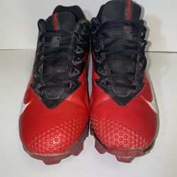Pre-owned-Nike Fastflex Vapor Rubber Cleats Red Black Mens Size 8 US for Sale in Columbus, OH OfferUp