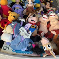 Collectors in memorabilia Disney beanie babies